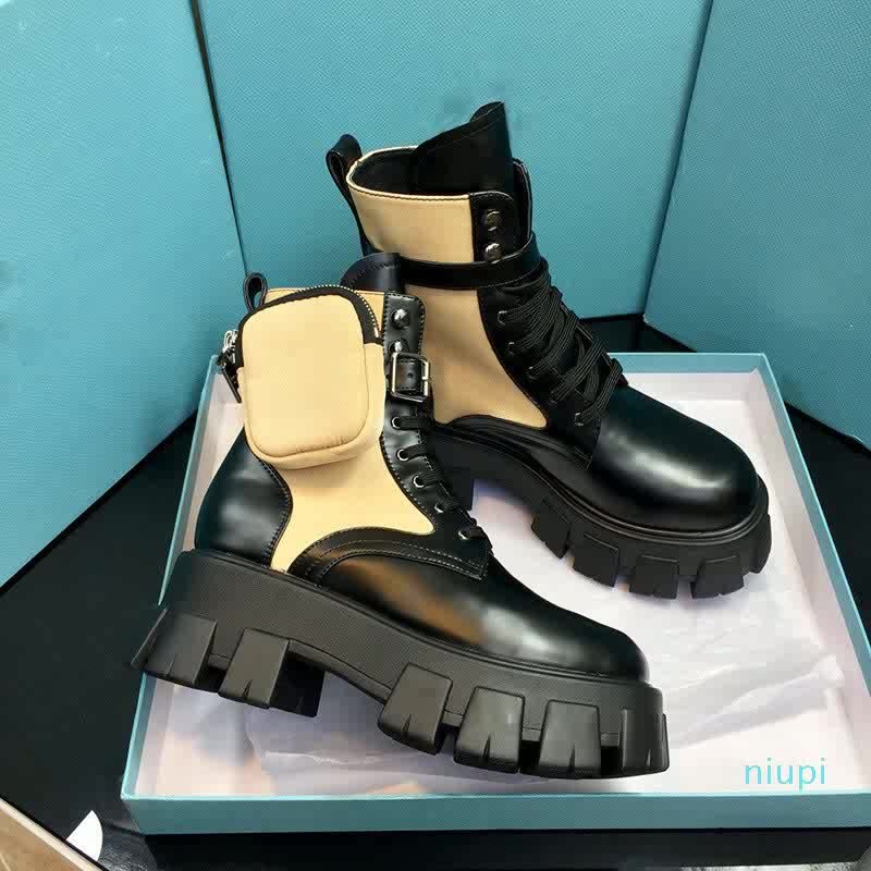 Bota militar plana Metropolis - Mujer - Zapatos