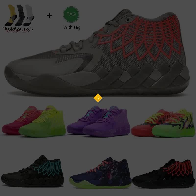 MB1 Mb1 Mb.01 Boys LaMelo Ball Rick Morty Kids Basketball Shoes Store Men  Women Queen City Black Red Grey Sport Shoe Trainner Sneakers 2023  Basketball Shoe Green Red From Donarmile, $25.38
