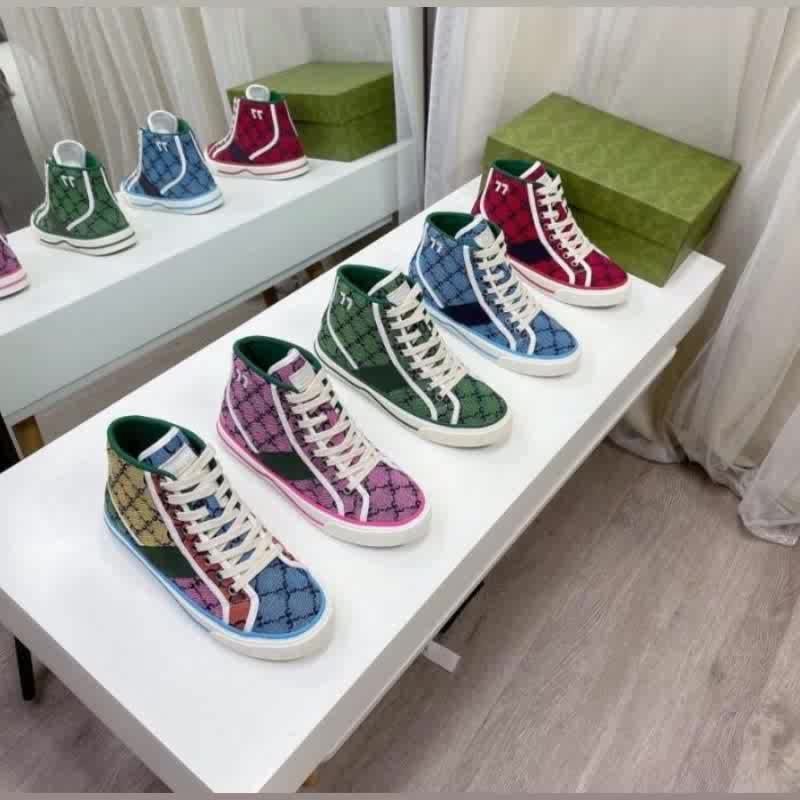 Brown Gucci Air Jordan 11 Sneakers Gifts For Men Women Shoes Design -  Banantees