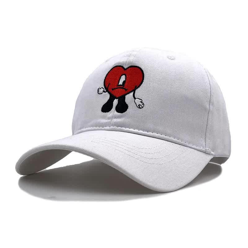 Hot Sale Bad Bunny Baseball Cap Embroidered Cotton Adjustable Hat