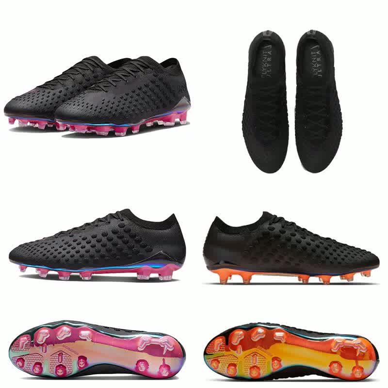 2023 Phantom Ultra Venom FG Hombres Zapatos De Fútbol Edición Limitada  Tacos Diseñador Negro Rosa Explosión Citrus Brillante Naranja Solar Botas  De