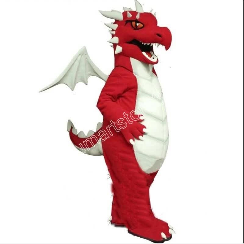 Halloween Dragon Rouge Adulte Accessoires Costume De Mascotte De
