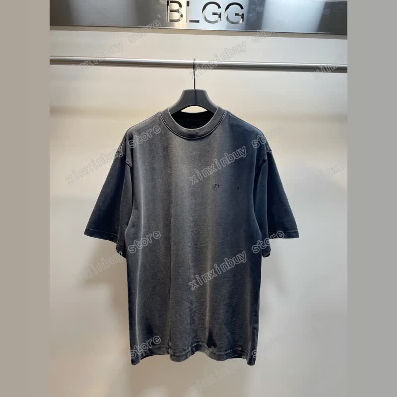 T-BOXT-SLITS-R8 T-shirt with patch detail｜グレー｜メンズ