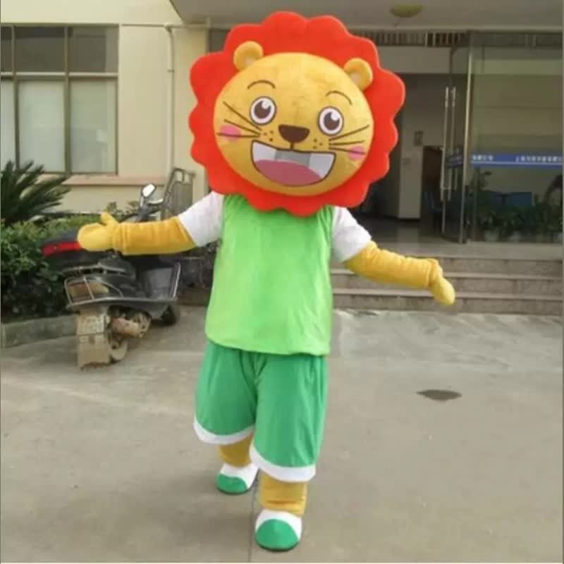 Prestazioni Leone Mascot Costume Halloween Natale Fancy Party Verdure  Cartoon Personaggio Outfit Vestito Adulto Donne da uomo Abito Dress  Carnival