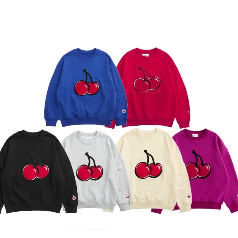 さらに100円引き◆KIRSH◆COLORING CHECK PATTERN SWEATSHIRT KIRSH Big Cherry Hologram Crop Sweatshirt Pink | Sweatshirts