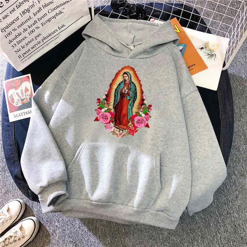 ワンピース Mary logo hoodie dress AM1421 EXCLUSIVE CLUB VIRGEN MARY HOODIE