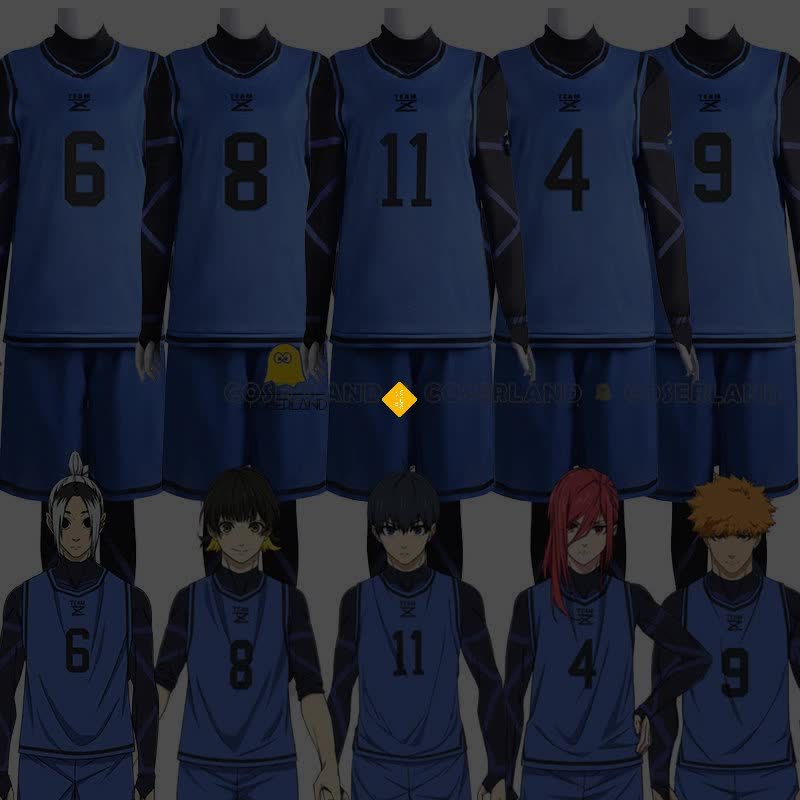 Fantasia De Tema Anime Blue Bluk No11 Camisa De Futebol Isagi Yoichi  Cosplay Vêm Wig Chigiri Hyouma Sportswear Time Z No4 Bachira Meguru  Menl230227 De &Price;