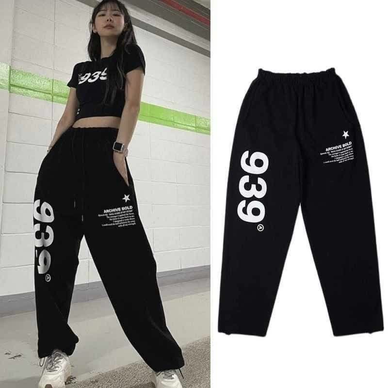 [ NERDY ]★24FW★韓国人気★BOLD NY SWEATPANTS 9220245201891000a96e1246000000