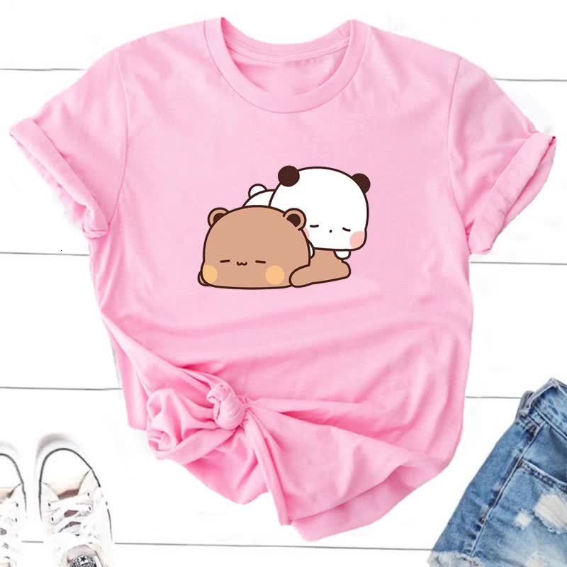 Maglietta Donna Con Panda Stupanda! Cotone 100% Personalizzabile - Regalo Originale