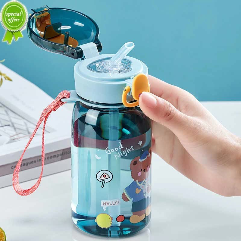 Bicchiere portatile per bambini Bottiglia dacqua Sippy per bambini Cartoon  Baby Feedin