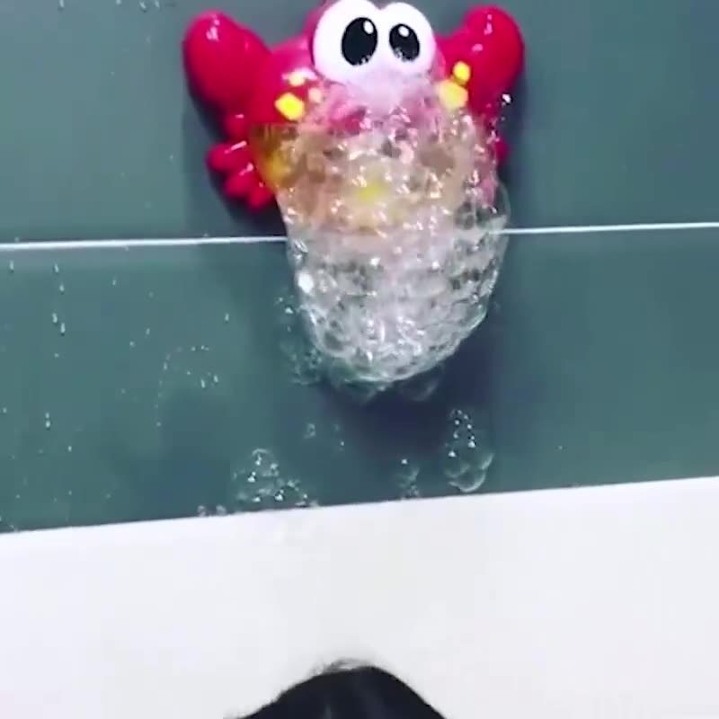 Bath Bubble Maker Crab Frog Baby Bath Toys   Machine À Bulles De Baignoire Musicale Pour Enfants Du &Price; | DHgate