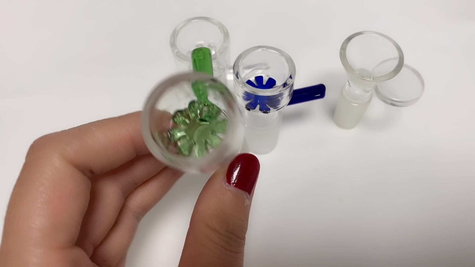 14mm 18mm Bowl Glass Bowl Piece Snowflake Filter Heady Bowl With Screen  Round Smoking Bowls For Bong Dab Rig From Bongsshop, $3.94