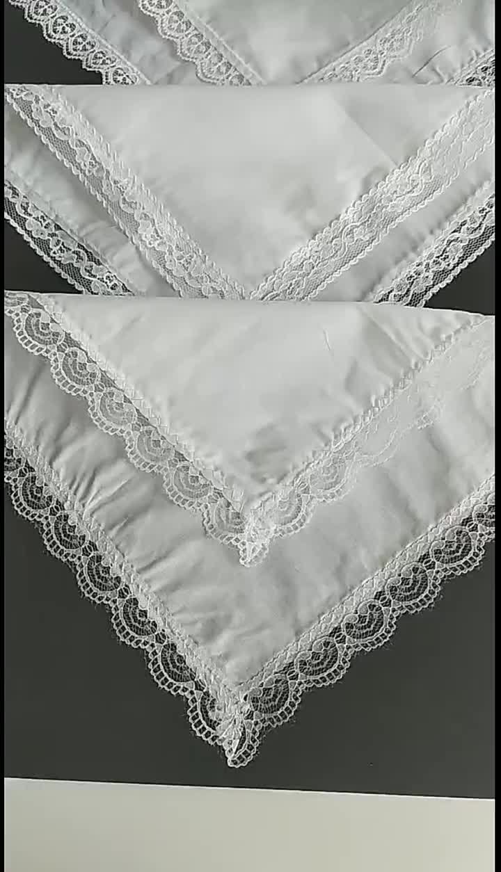 Hochzeitsdekorationen, Reinweiß Mit Spitze, Einfarbig, DIY Druck, Zum Zeichnen Von Taschentüchern, Taschentüchern, Einstecktuch, 25 X 25 Cm Von &Price; | DHgate