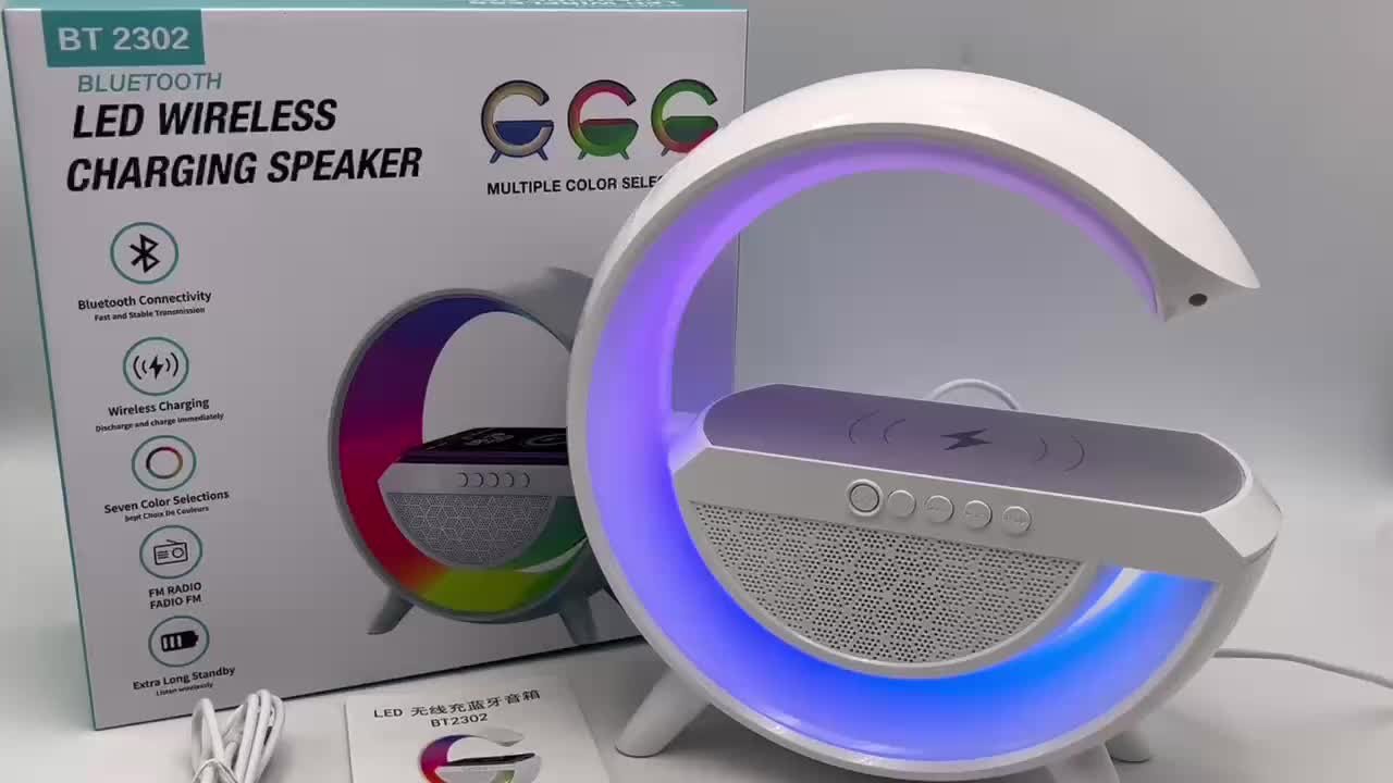 Nuovo Big G Golful Bluetooth Speaker Multifunzionale Caricatore Wireless  Atmosfera Night Light Da &Price;