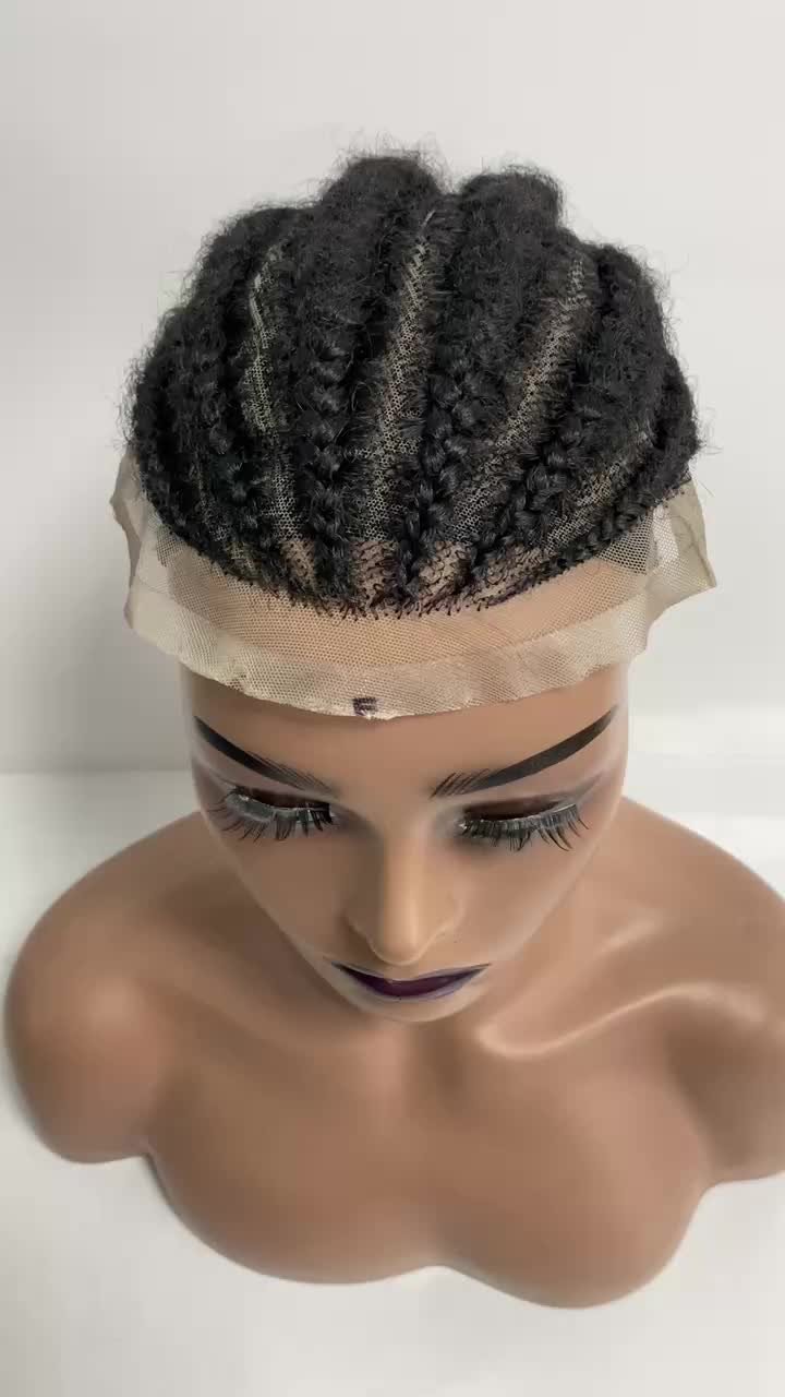 Brazilian Virgin Human Hair Replacement Root Afro Corn Individual