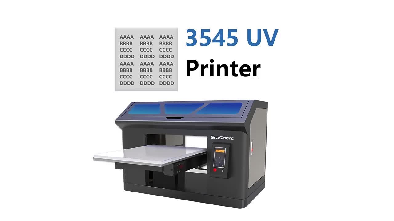 Erasmart Surprise Price 3545 UV Flatbed Vinyl Sticker Printer With A3+  Size, Wood Phone Case, And Printing Machine From Erasmart, $3,011.16