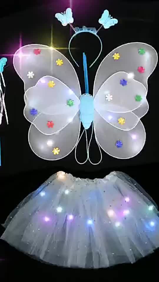 LED Kostüm Requisiten Für Mädchen, Engel, Leuchtende Flügel, Blinkender  Schmetterlingsrock, Lichter, Anzug Für 2–8 Jahre, Ostern, Valentinstag,  GC2140 Von 27,63 €