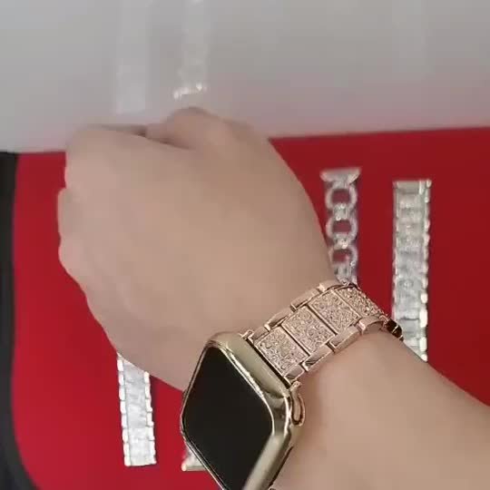 Compatibel Met Apple Watch Band Case 40mm Voor Apple Watch Series 8 7 6 5 4 3 2 Se Bling Cases Crystal Diamond Protective Cover Bumper Voor 38 Mm 40 Mm 41 Mm 42 Mm 44 Mm 45 Mm 49 Mm 49 Mm Van &Price; | DHgate