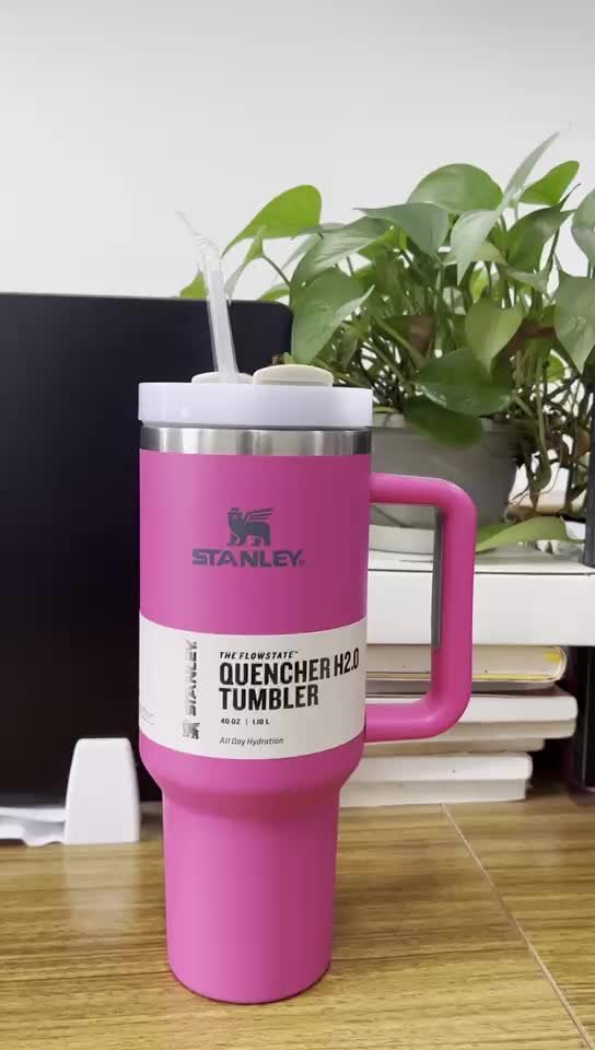 STANLEY Quencher H2.0 FlowState - Vaso de 40 onzas (color rosa oscuro) :  : Hogar y Cocina