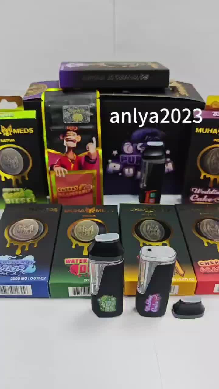 Muha Meds Med Disposable Vape Pen Empty Disposables E Cigarettes Pods  Device Pod 380mah Rechargeable Battery Empty Vapes Pen 1ml Vaporizer With  Packing