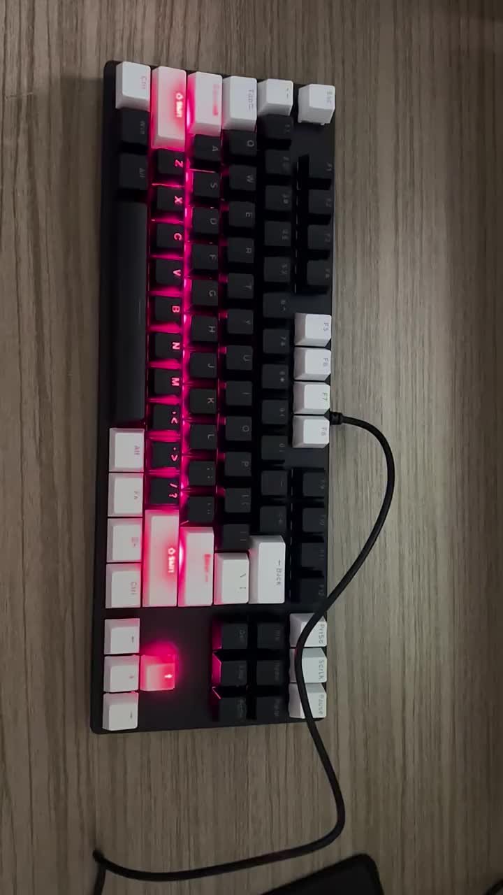 OEM 87 Keys Computer Gaming USB Wired Gaming Keyboard M-238