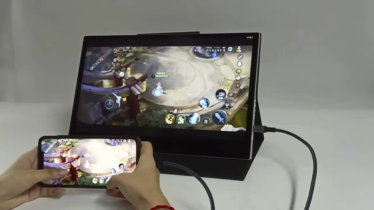 New arrival Super thin 15.6 inch 4k IPS screen Full High-definition 1080P Portable LCD Computer Monitor With Type-C Port