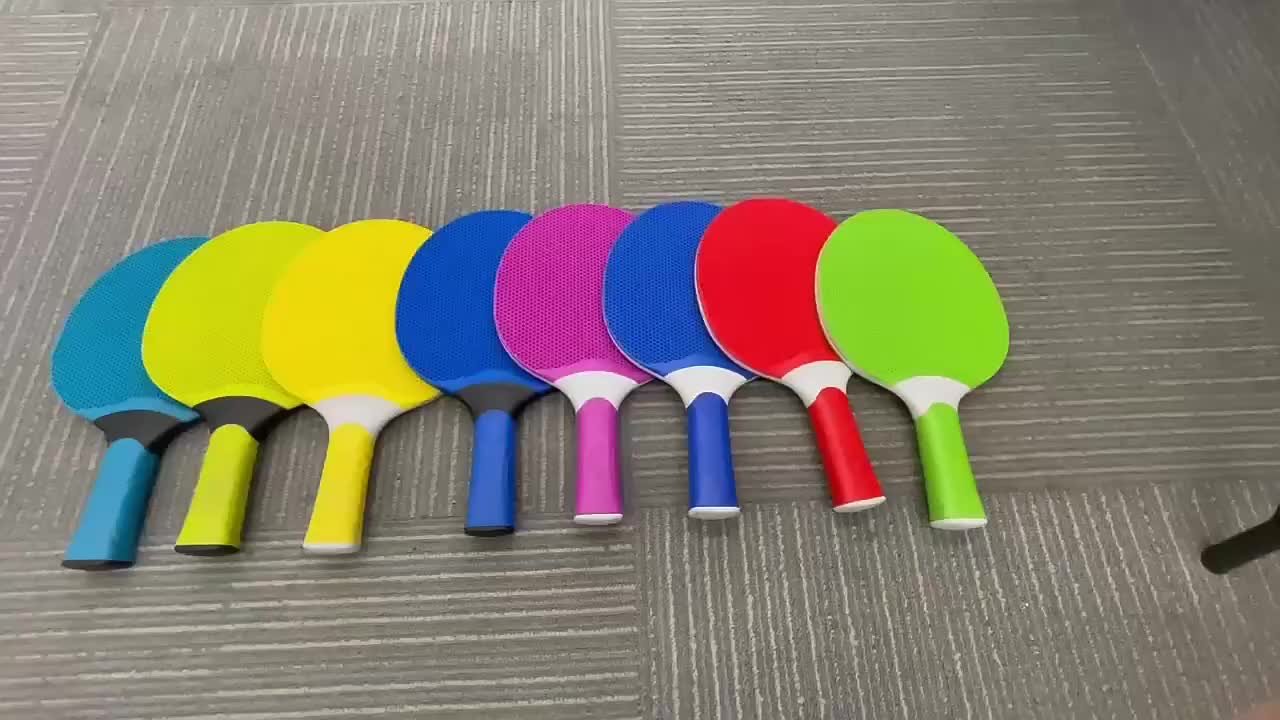Table Tennis Racket Professional Plastic Outdoor Table Tennis