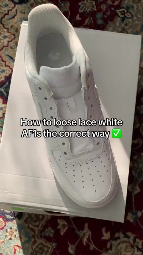 loose lace af1