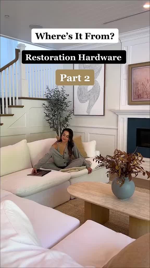 Where’s It From: Restoration Hardware Cloud Couch! #restorationhardware #rhcloudcouch #cloudcouch #livingroomdecor #livingroomfurniture #homedecor #livingroomdesign #interiordesign